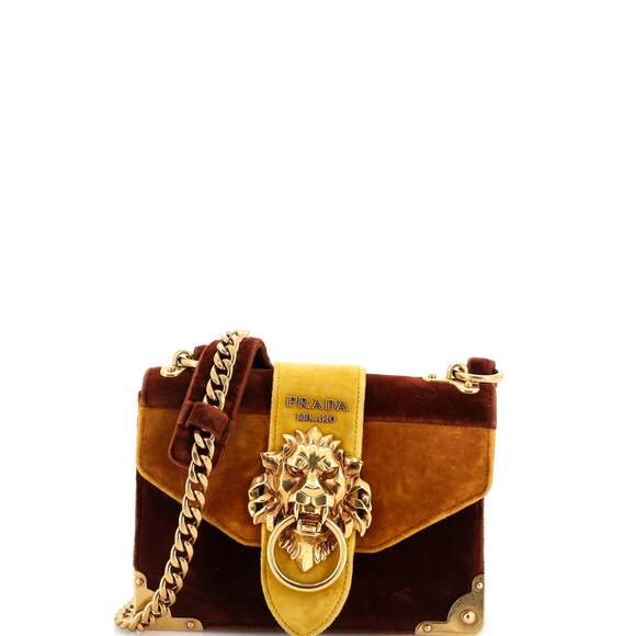 Prada Handbags - Prada Animalier Cahier Crossbody Bag #243476P16B